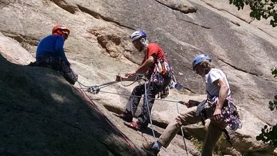 Trad Lead Climbing Field Day 2