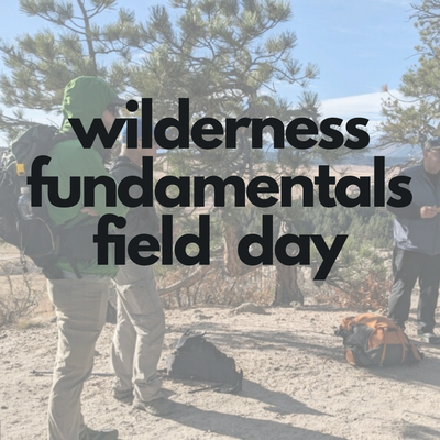 PPG WTS - Wilderness Fundamentals Field Day