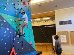The New Climbing Wall is Open for Climbing!