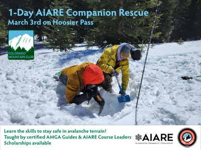 PPG AIARE Avalanche Rescue Course - 2024 — The Colorado Mountain Club