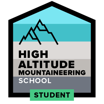 High Altitude Mountaineering School Student