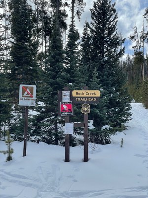 Backcountry Nordic Skiing – Rock Creek Trailhead - Rock Creek Trail