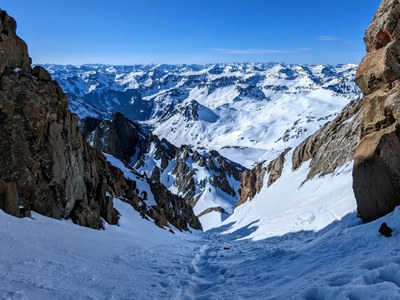 Basic Alpine Climb – Mount Sneffels climb up Lavender Couloir + Ouray via ferrata Basic Alpine Climb – Mount Sneffels climb up Lavender Couloir + Ouray via ferrata