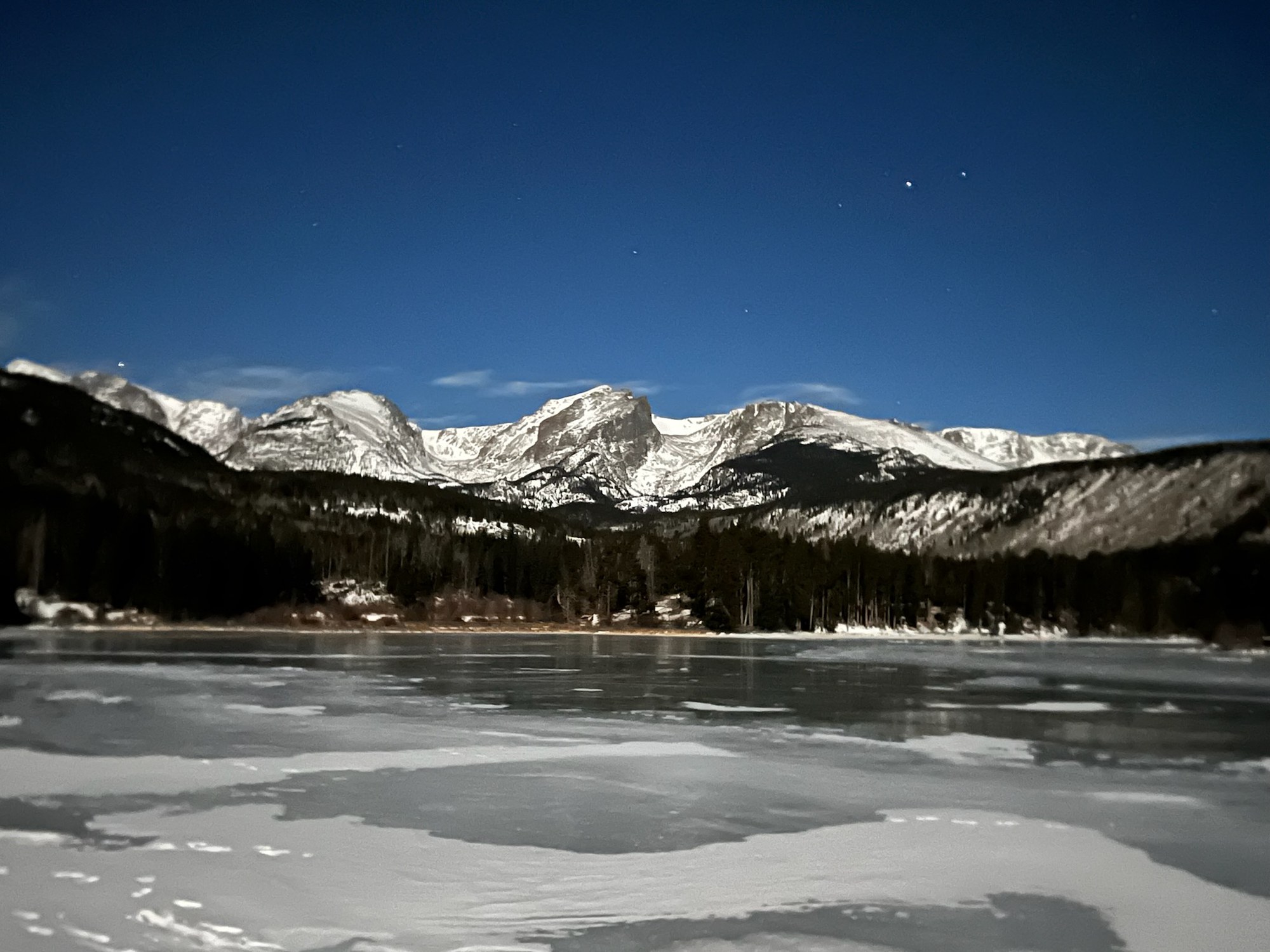 Basic Snowshoe (Moonlight Snowshoe in Rocky Mountain National Park