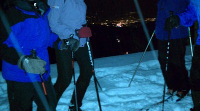 Basic Snowshoe – Moonlight Snowshoe with views from Boreas Pass Road Basic Snowshoe – Moonlight Snowshoe with views from Boreas Pass Road