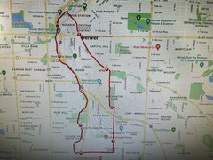 Bike – Cherry Creek, Wash Park, Franklyn, Dartmouth, Platte River Loop
