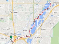 Bike – Twin Lakes - Clear Ck, Platte River north to 104th