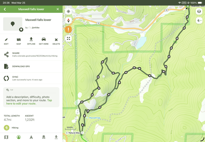 Hiking – Maxwell Falls