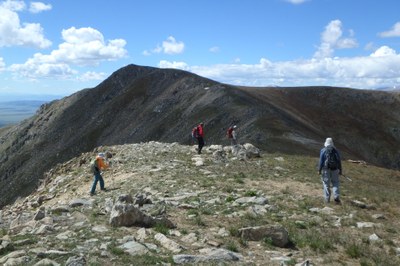 Hiking – Whale peak (13,078), Glacier peak (12,853) and Sheep Mountain (12,495) Hiking – Whale peak (13,078), Glacier peak (12,853) and Sheep Mountain (12,495)