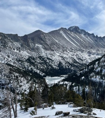 Intermediate Snowshoe – RMNP Bear Lake TH - The Loch, West Glacier Knob, Lake Haiyaha, and Nymph Lake