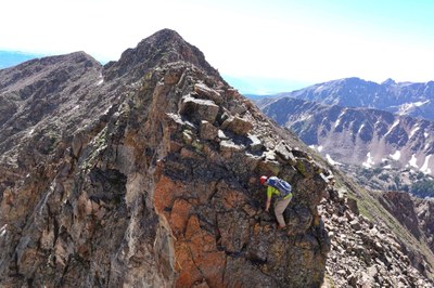 Scramble – Keller Moutain (13,080 feet) East Ridge Class 3,4 and low class 5 scramble Scramble – Keller Moutain (13,080 feet) East Ridge Class 3,4 and low class 5 scramble