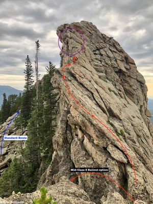 Scramble – Lookout Mountain (10753 feet) and Horsetooth Mountain, class 4 scramble via Bronco Ridge