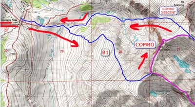 Scramble – Summit Lake to Mt. Bierstadt via Sawtooth