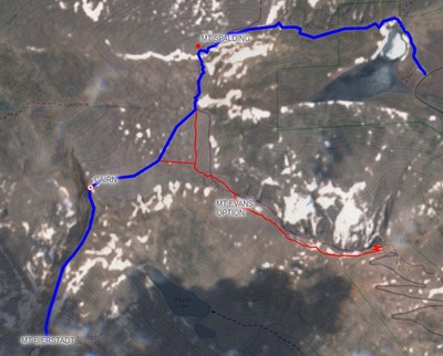 Scramble – Summit Lake to Mt. Bierstadt via Sawtooth
