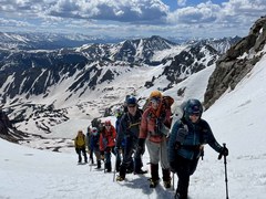 Snow Climb – Cathedral Lake