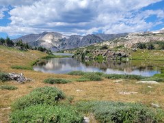 3-Day: Deep Lake and Heart Lake from Sheep Lake TH returning over Medicine Bow Peak