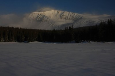 Snow climb of Mt. Audubon