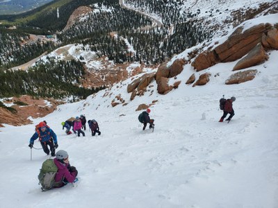 PPG BMS - Advanced Snow Climbing Field Day #2 – Pikes Peak - Glen Cove