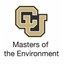 CU Boulder Masters of the Environment Program