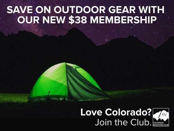 Colorado Mountain Club Adds New Membership Level to Expand Outdoor Access