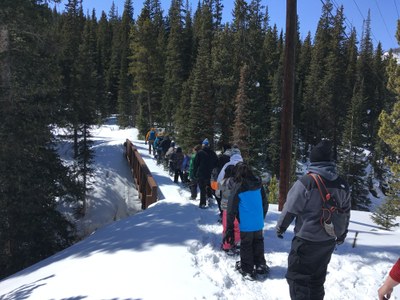 Snowshoeing Overnight Hut Trip for Teens - 2027